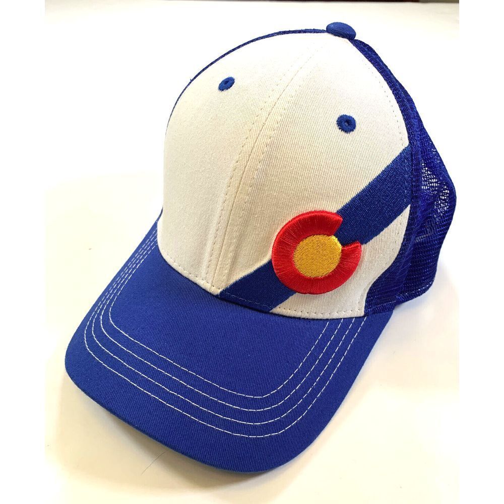 Colorado Local Snapback Cap Hat Trucker Local C Logo Mesh Rockies Outdoor Vail